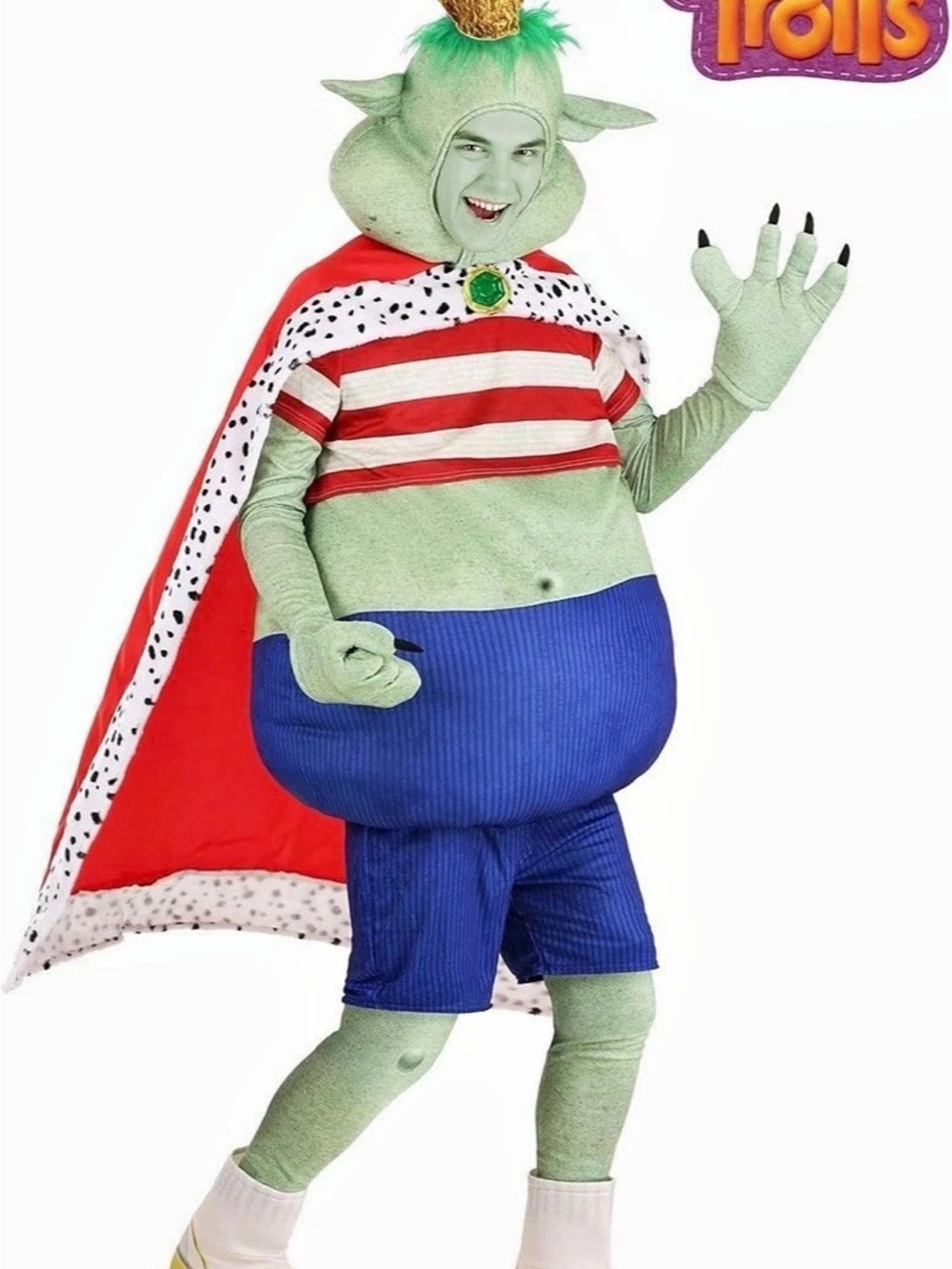 Adult Trolls King Gristle Bergen Halloween Costume